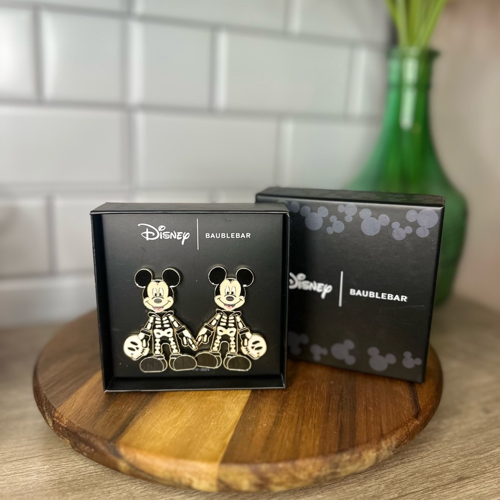 Disney x BaubleBar Mickey Mouse Glow in the Dark Dangling Earrings